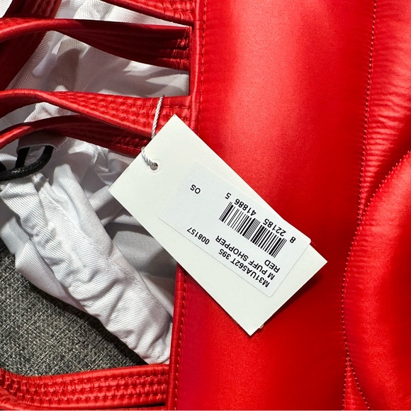 Telfar Red Medium Puff Shopper - Picture 2 of 4